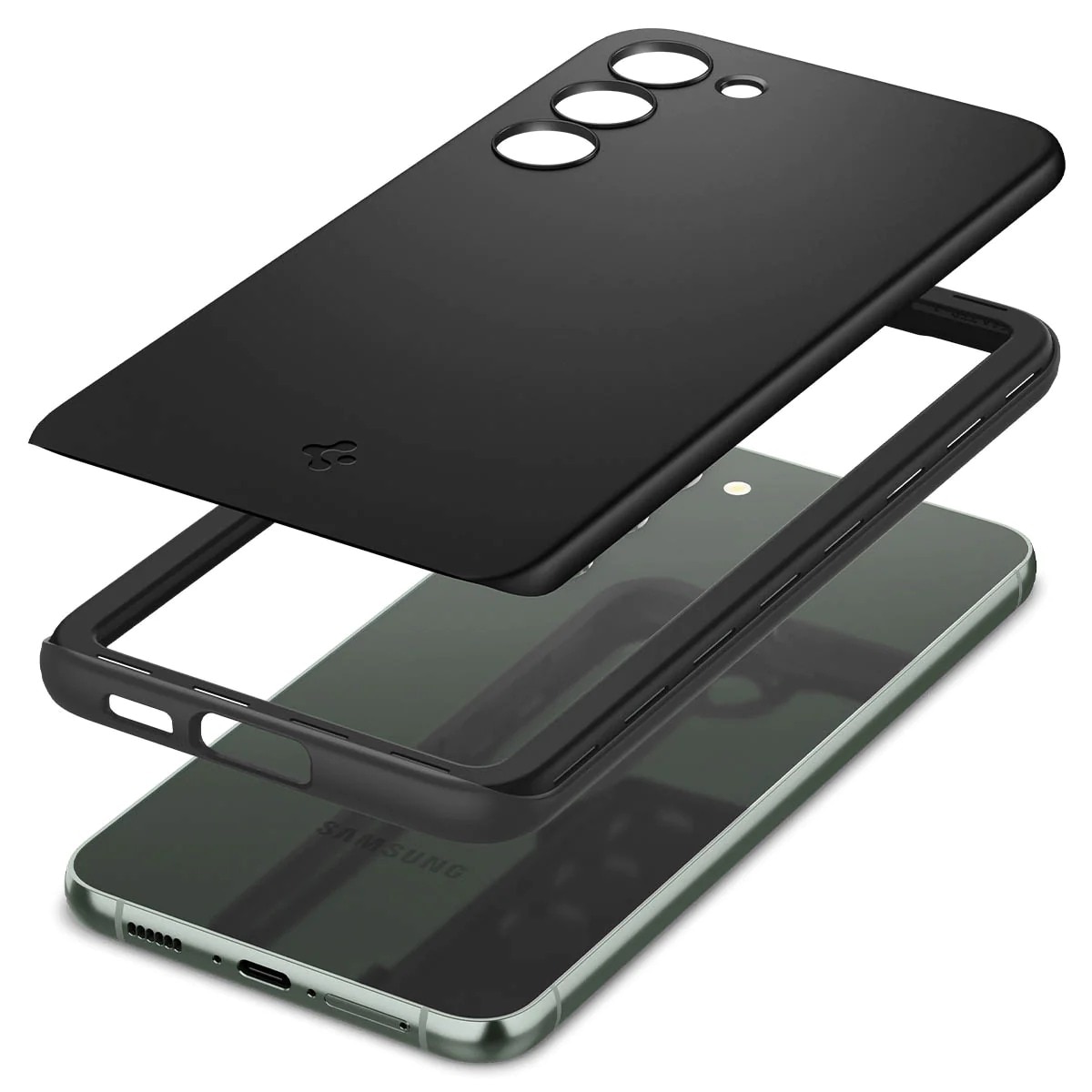 Case Thin Fit Samsung Galaxy S23 zwart