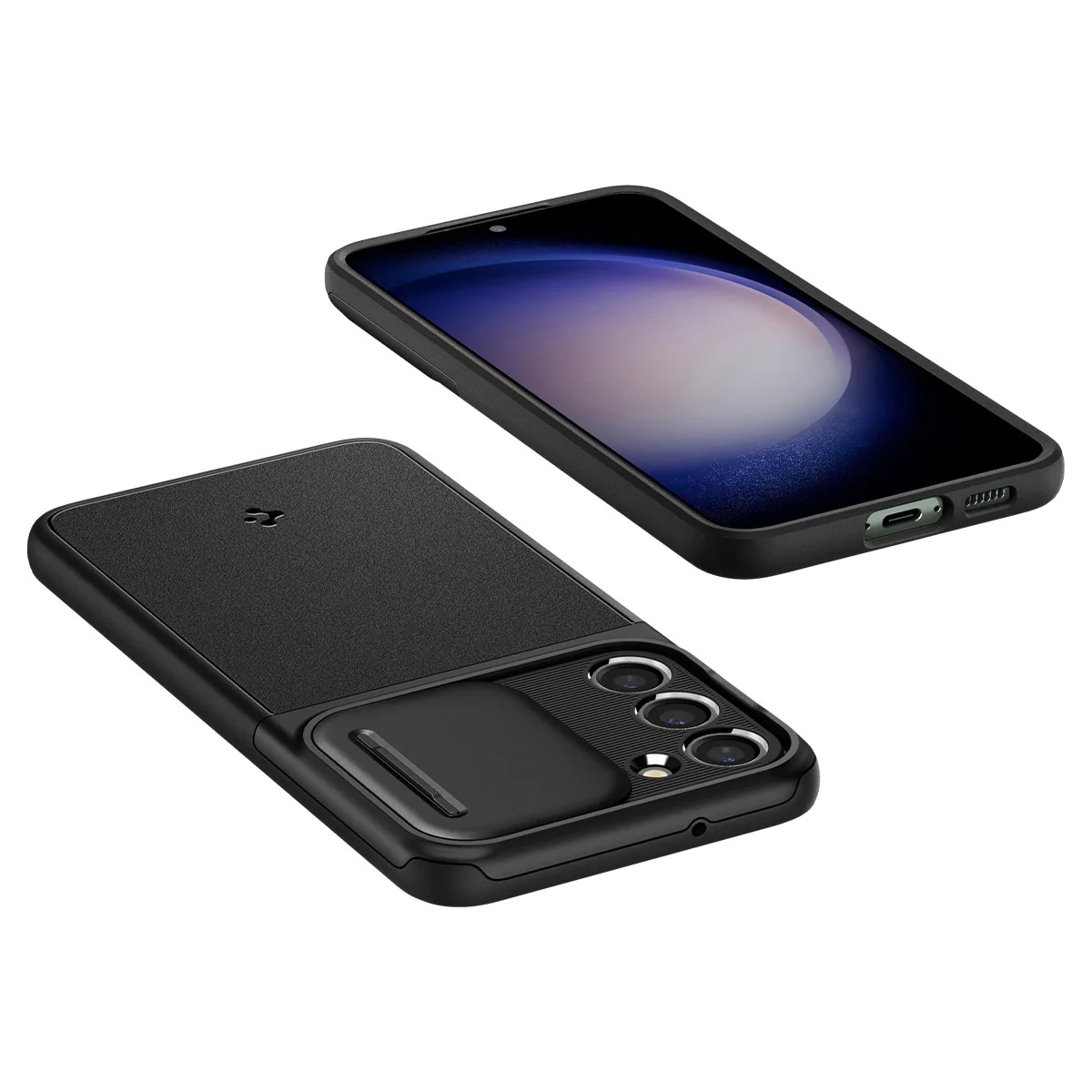 Case Optik Armor Samsung Galaxy S23 Plus Zwart