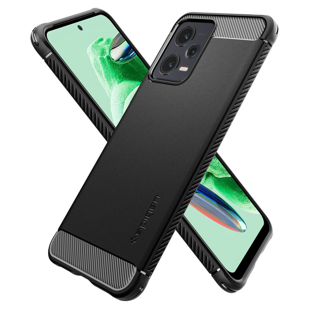 Case Rugged Armor Xiaomi Redmi Note 12 zwart