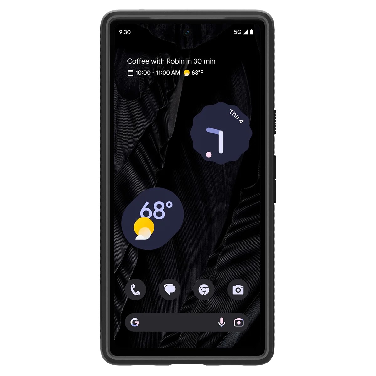 Case Liquid Air Google Pixel 7a zwart