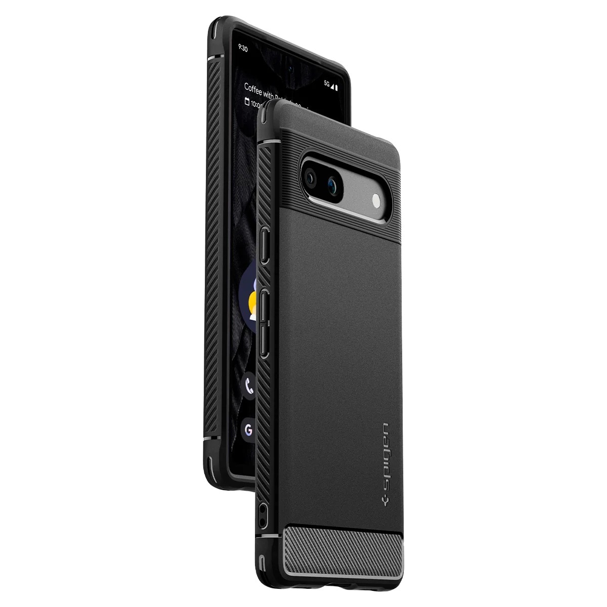 Case Rugged Armor Google Pixel 7a zwart