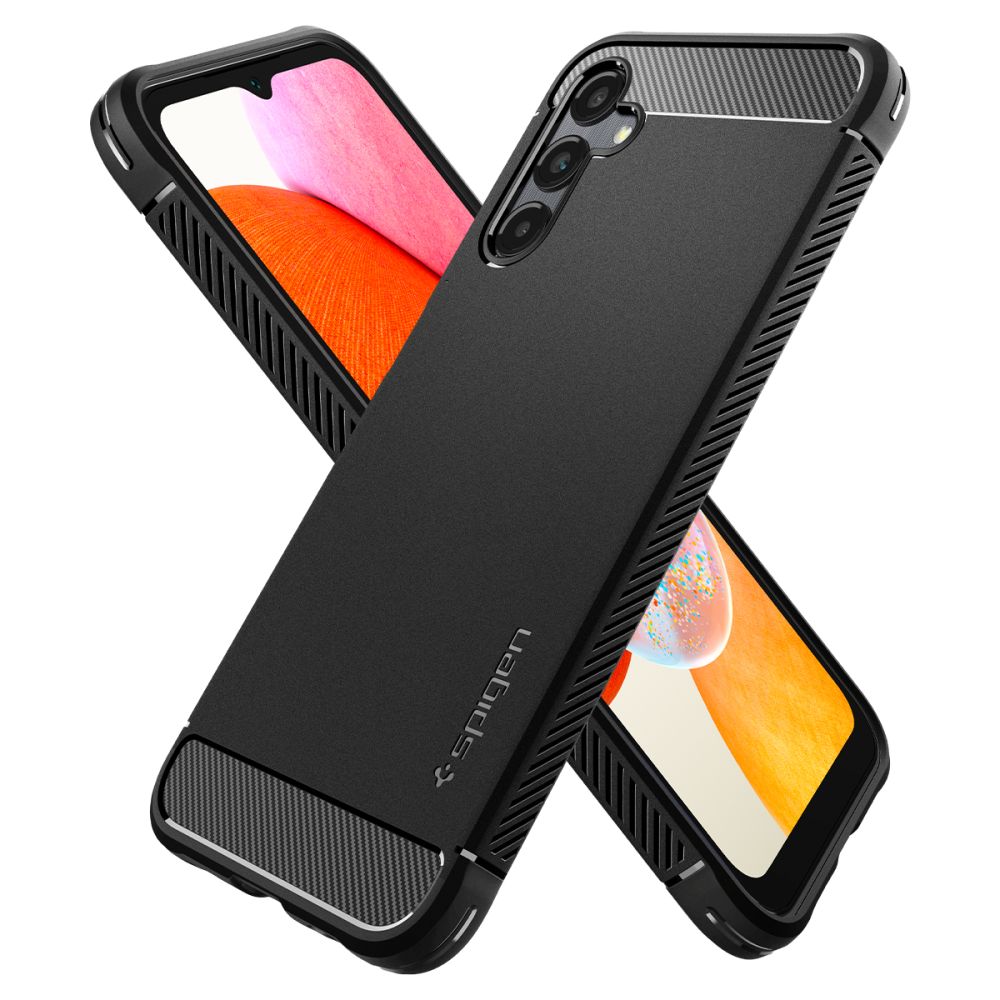 Case Rugged Armor Samsung Galaxy A14 zwart