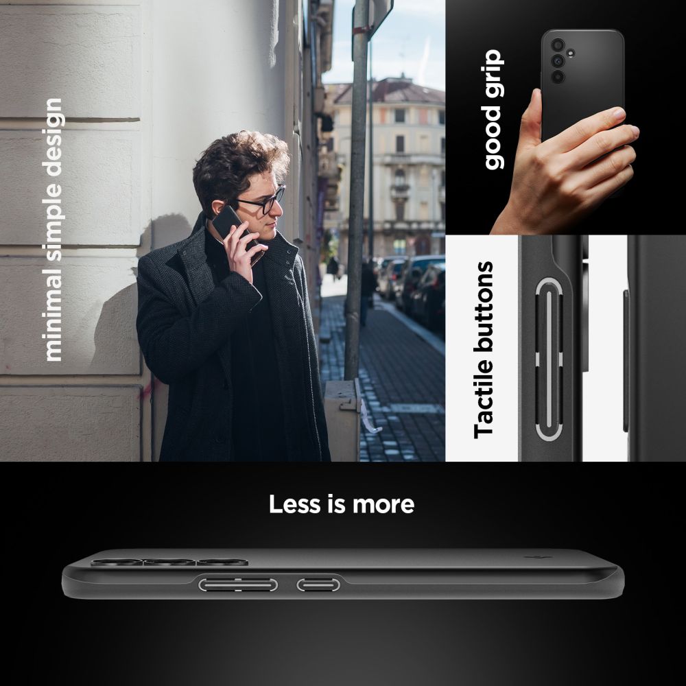 Case Thin Fit Samsung Galaxy A54 zwart