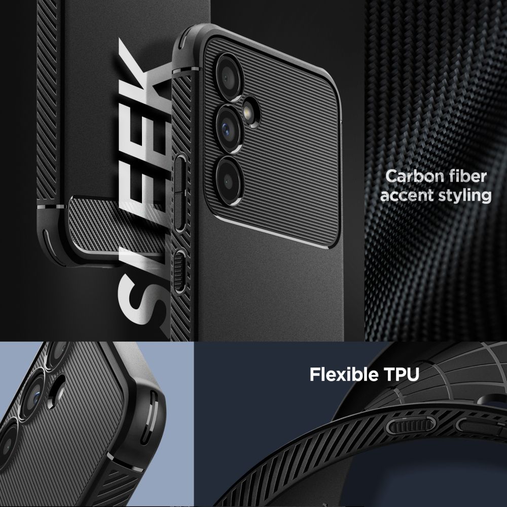 Case Rugged Armor Samsung Galaxy A54 zwart