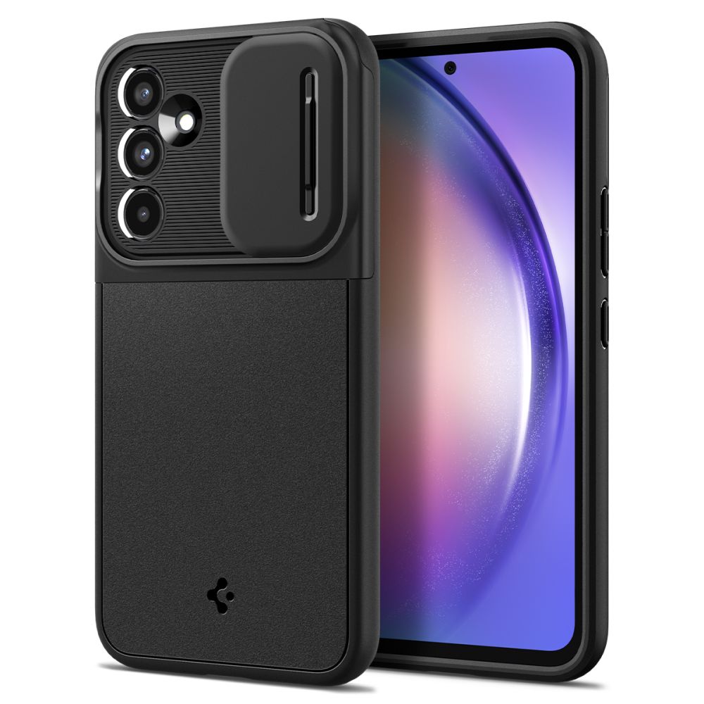 Case Optik Armor Samsung Galaxy A54 Zwart