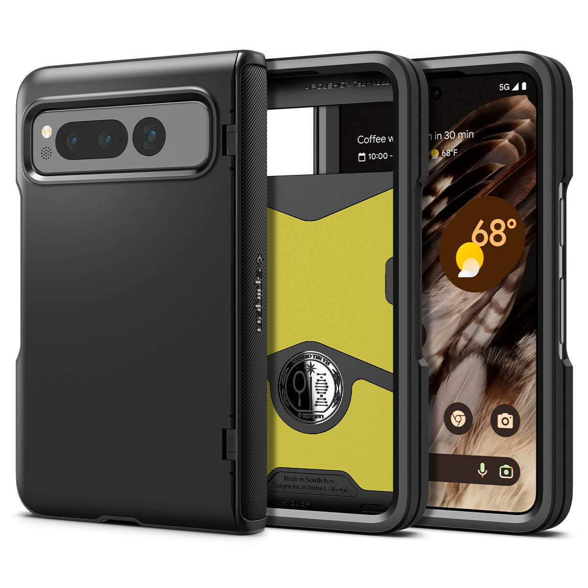 Google Pixel Fold Slim Armor Pro Case Black