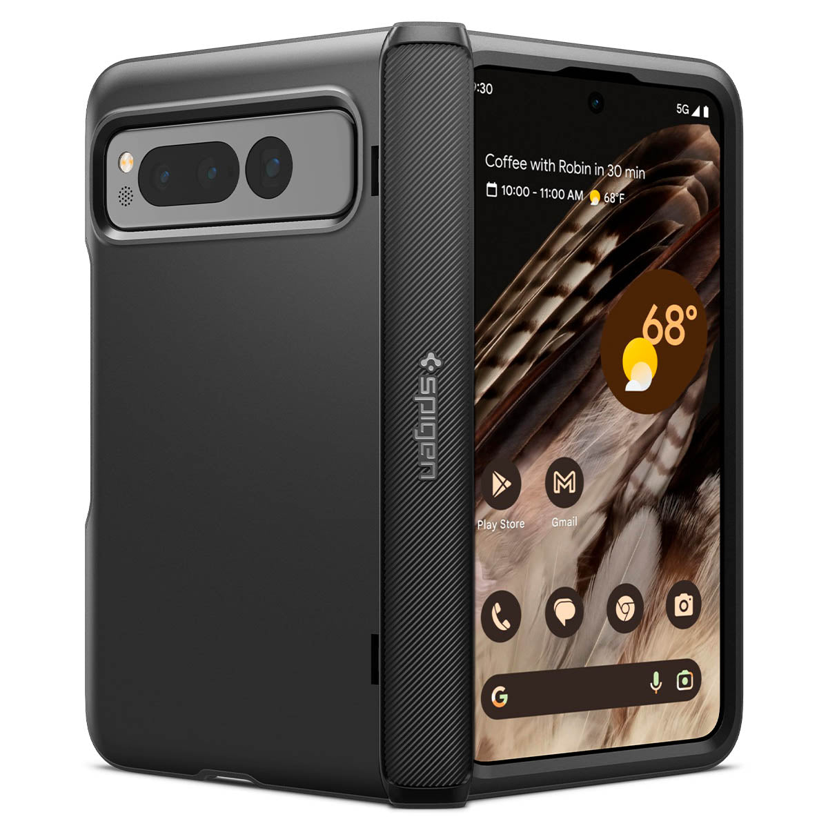 Google Pixel Fold Slim Armor Pro Case Black