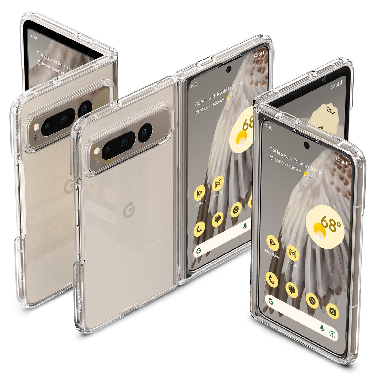 Case Ultra Hybrid Google Pixel Fold Crystal Clear