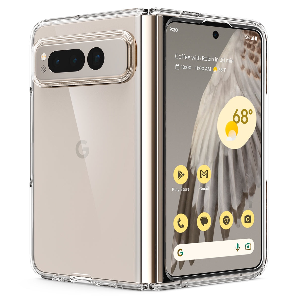 Case Ultra Hybrid Google Pixel Fold Crystal Clear