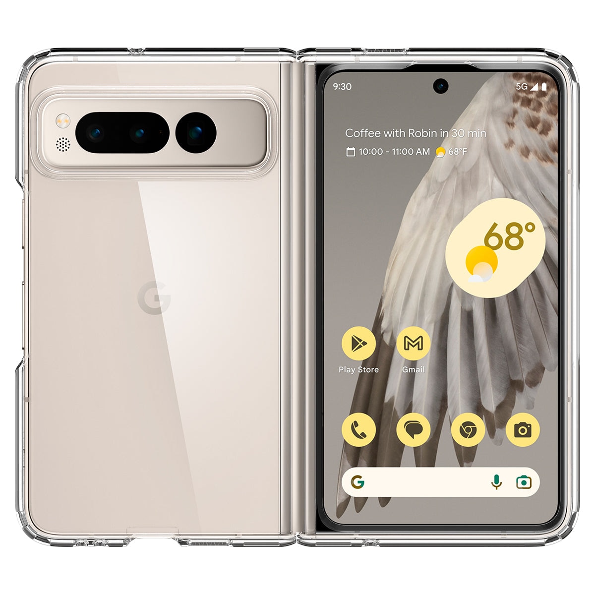 Case Ultra Hybrid Google Pixel Fold Crystal Clear