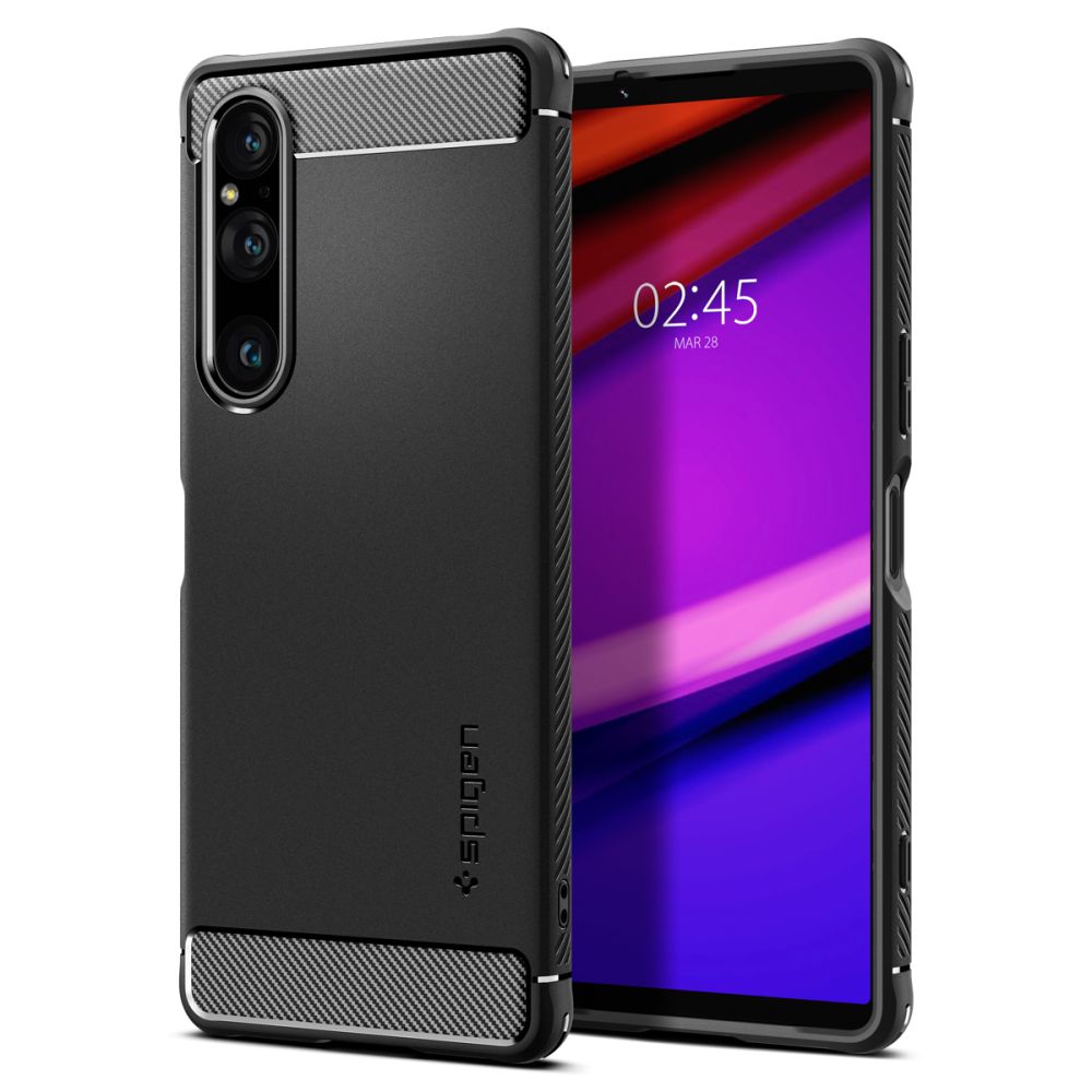 Case Rugged Armor Sony Xperia 1 V zwart