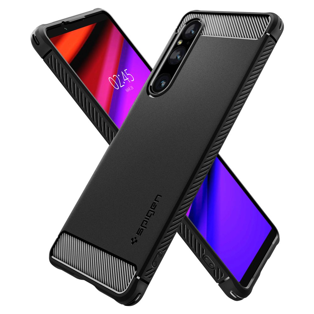 Case Rugged Armor Sony Xperia 1 V zwart