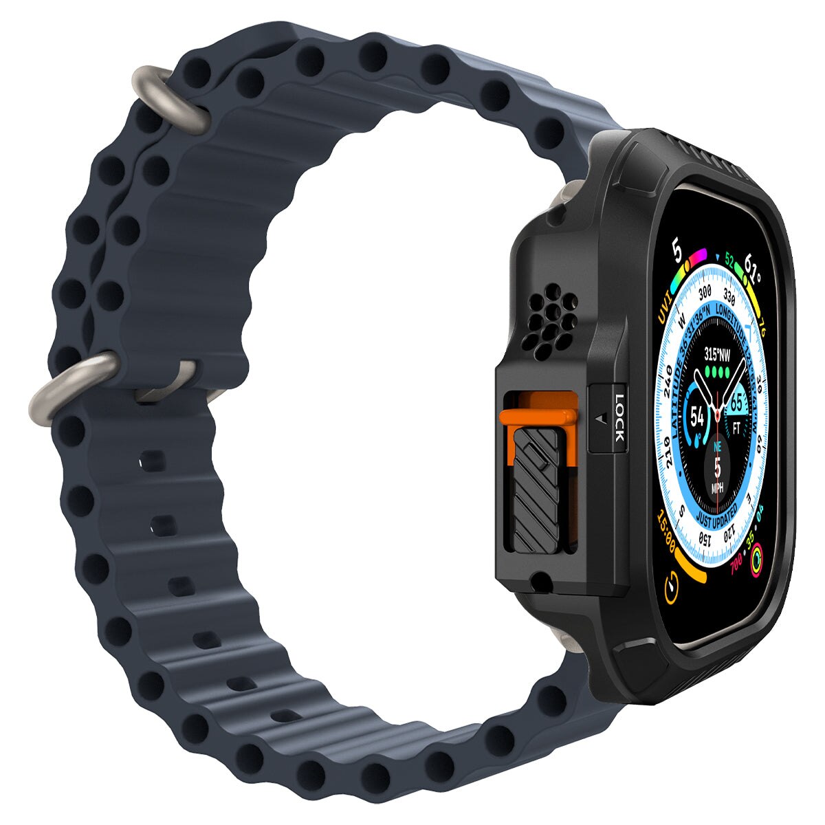 Case Lock Fit Apple Watch Ultra 2 49mm Black