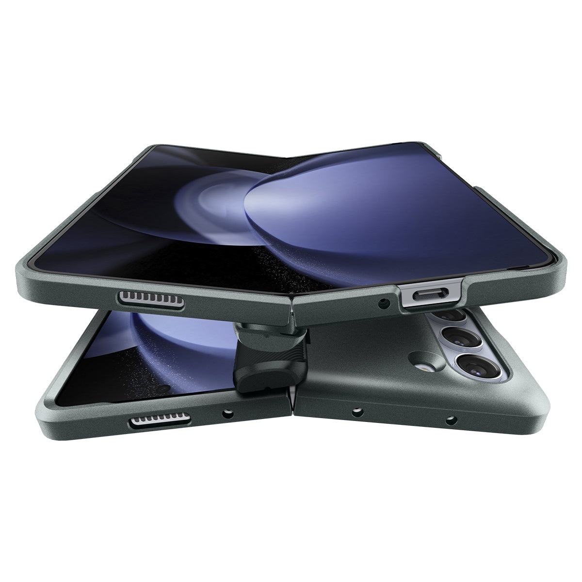 Samsung Galaxy Z Fold 5 Slim Armor Pro Case Abyss Green