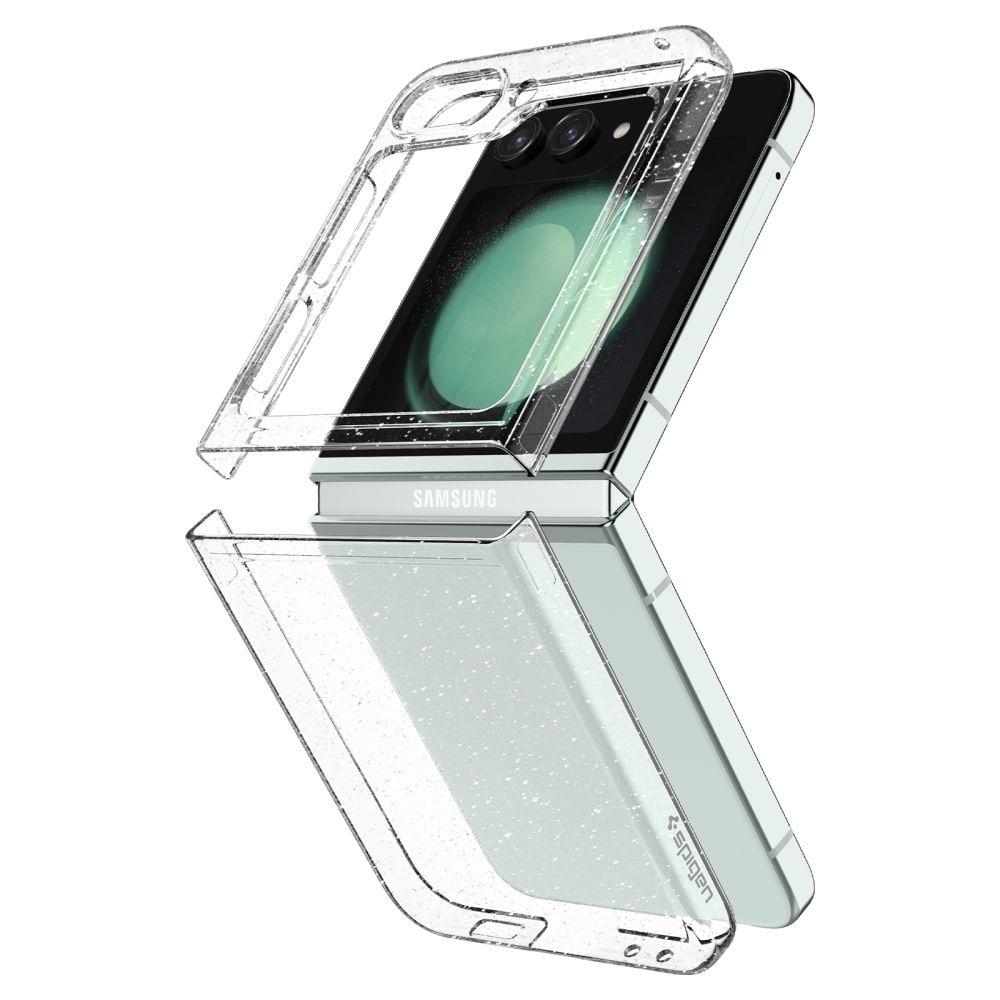 Case AirSkin Samsung Galaxy Z Flip 5 Crystal Quartz Glitter