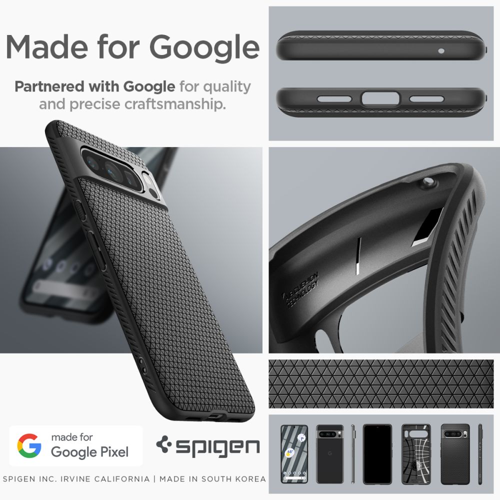 Case Liquid Air Google Pixel 8 Pro Matte Black