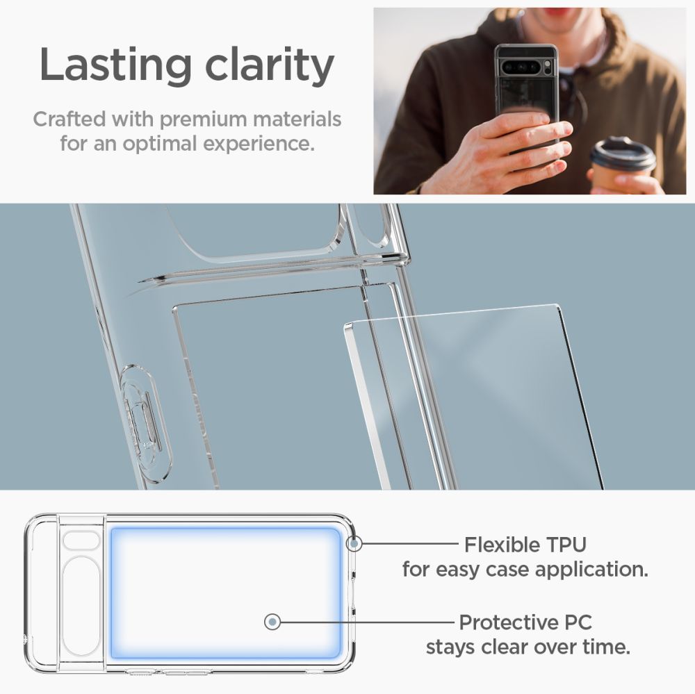 Case Ultra Hybrid Google Pixel 8 Pro Crystal Clear