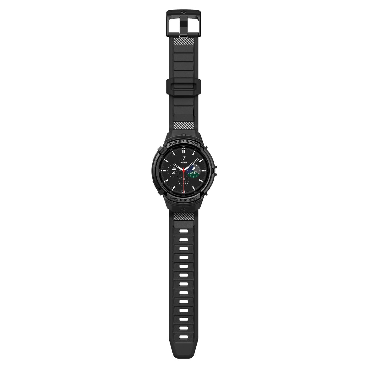 Case Rugged Armor Pro Samsung Galaxy Watch 6 Classic 47mm zwart