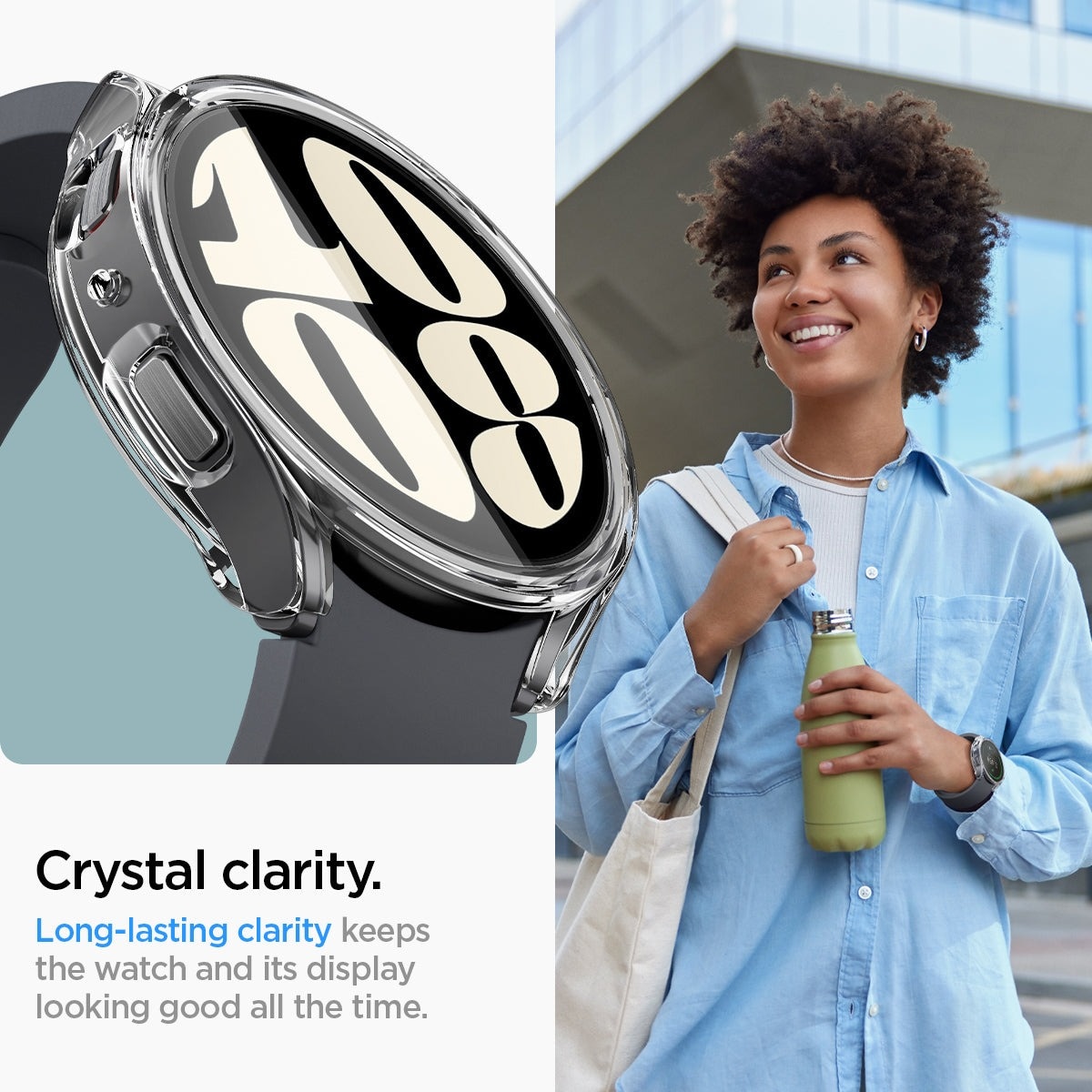 Case Ultra Hybrid Samsung Galaxy Watch 6 44mm Crystal Clear