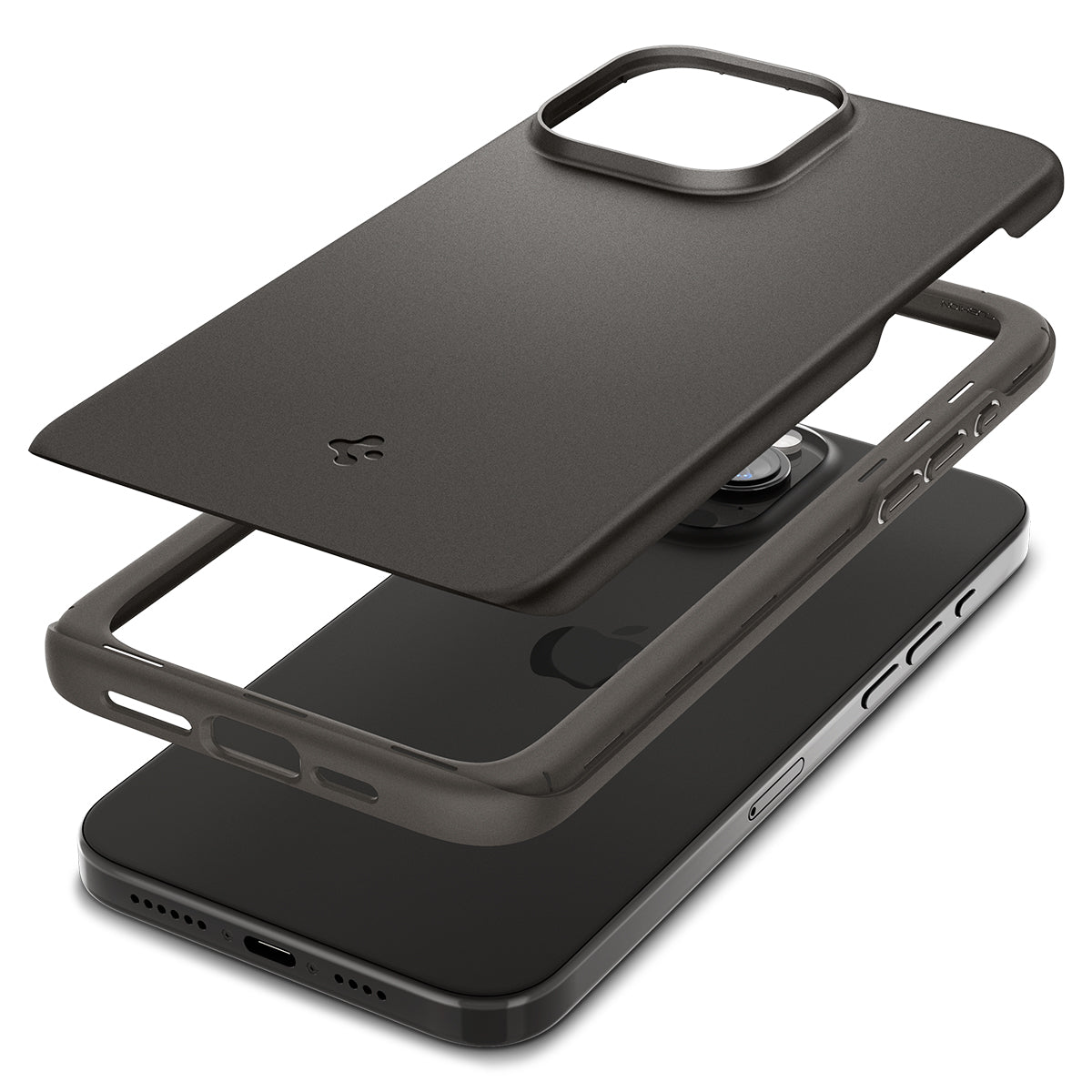 Case Thin Fit iPhone 15 Pro Max Gunmetal