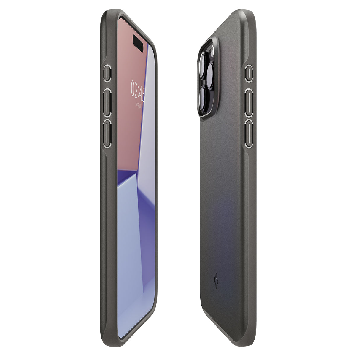 Case Thin Fit iPhone 15 Pro Max Gunmetal