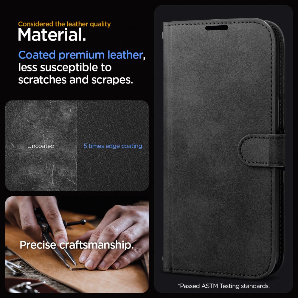 Hoesje Wallet S Pro iPhone 15 Pro Max Black