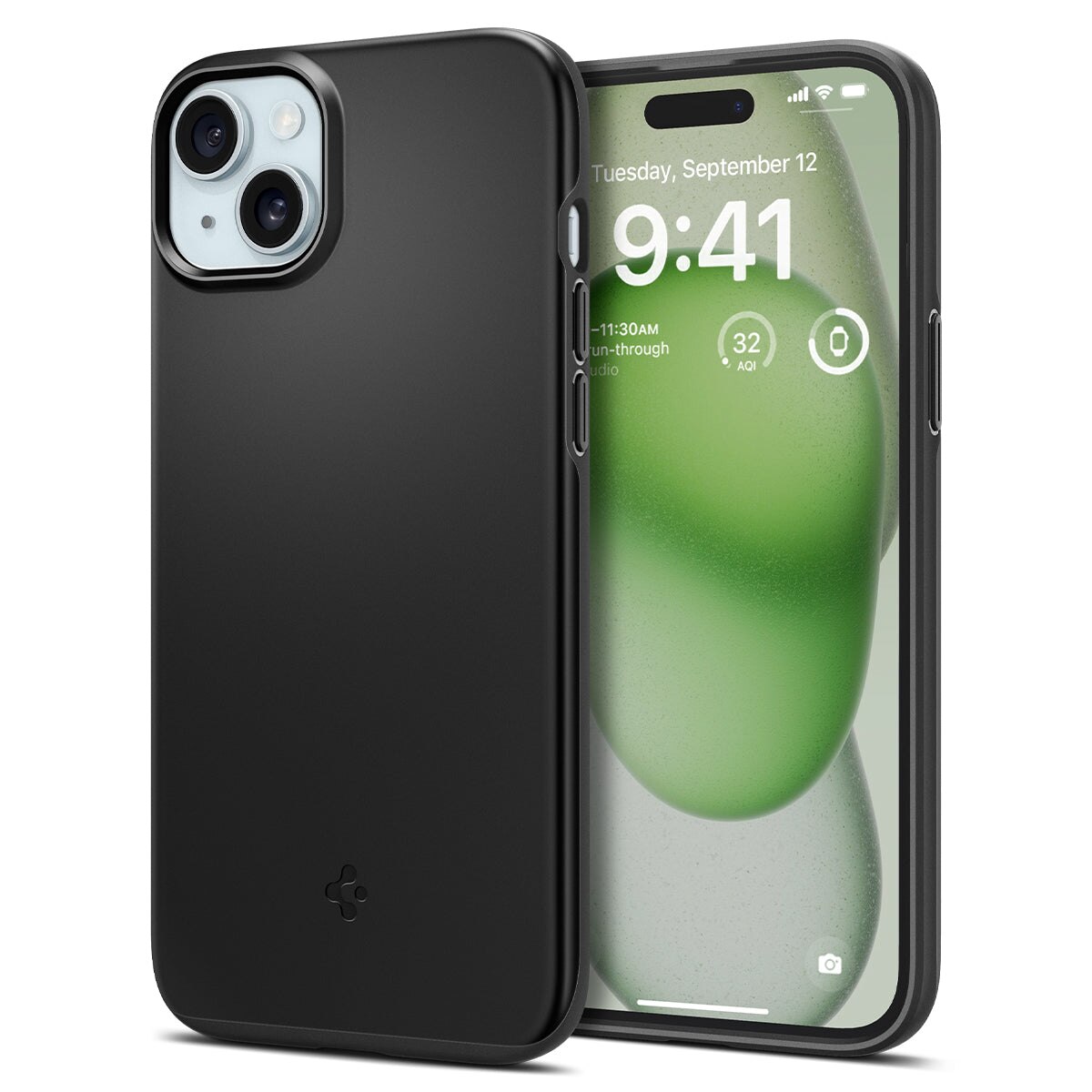 Case Thin Fit iPhone 15 Plus zwart