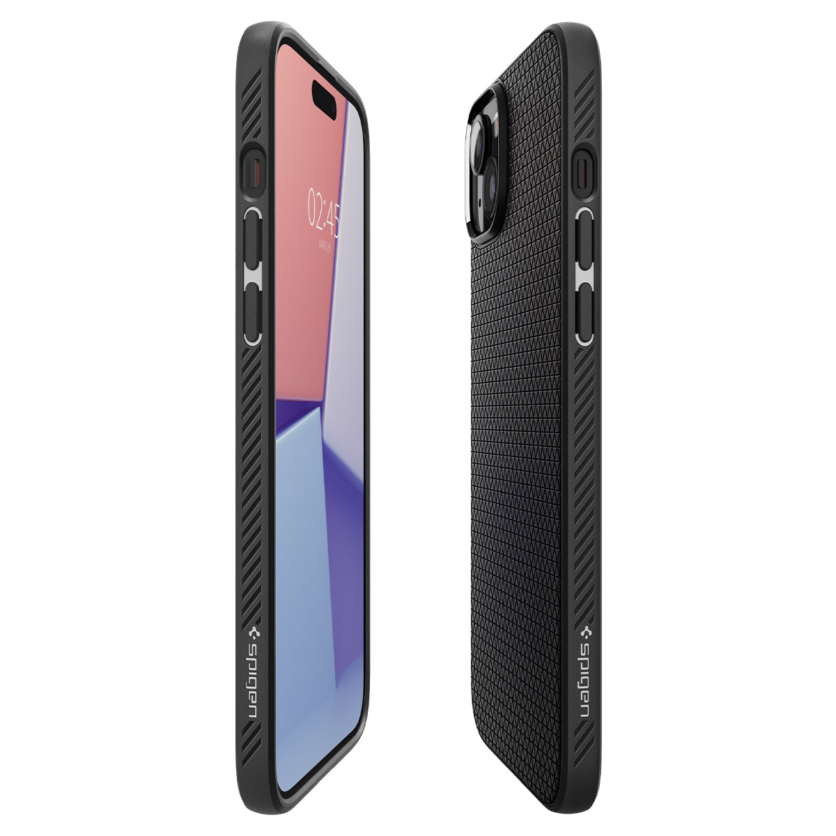 Case Liquid Air iPhone 15 Plus zwart