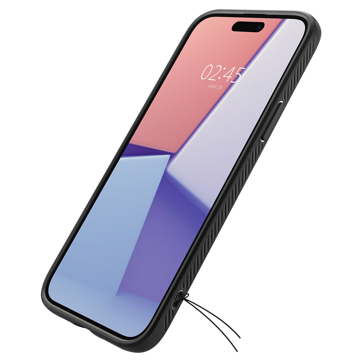 Case Liquid Air iPhone 15 Plus zwart