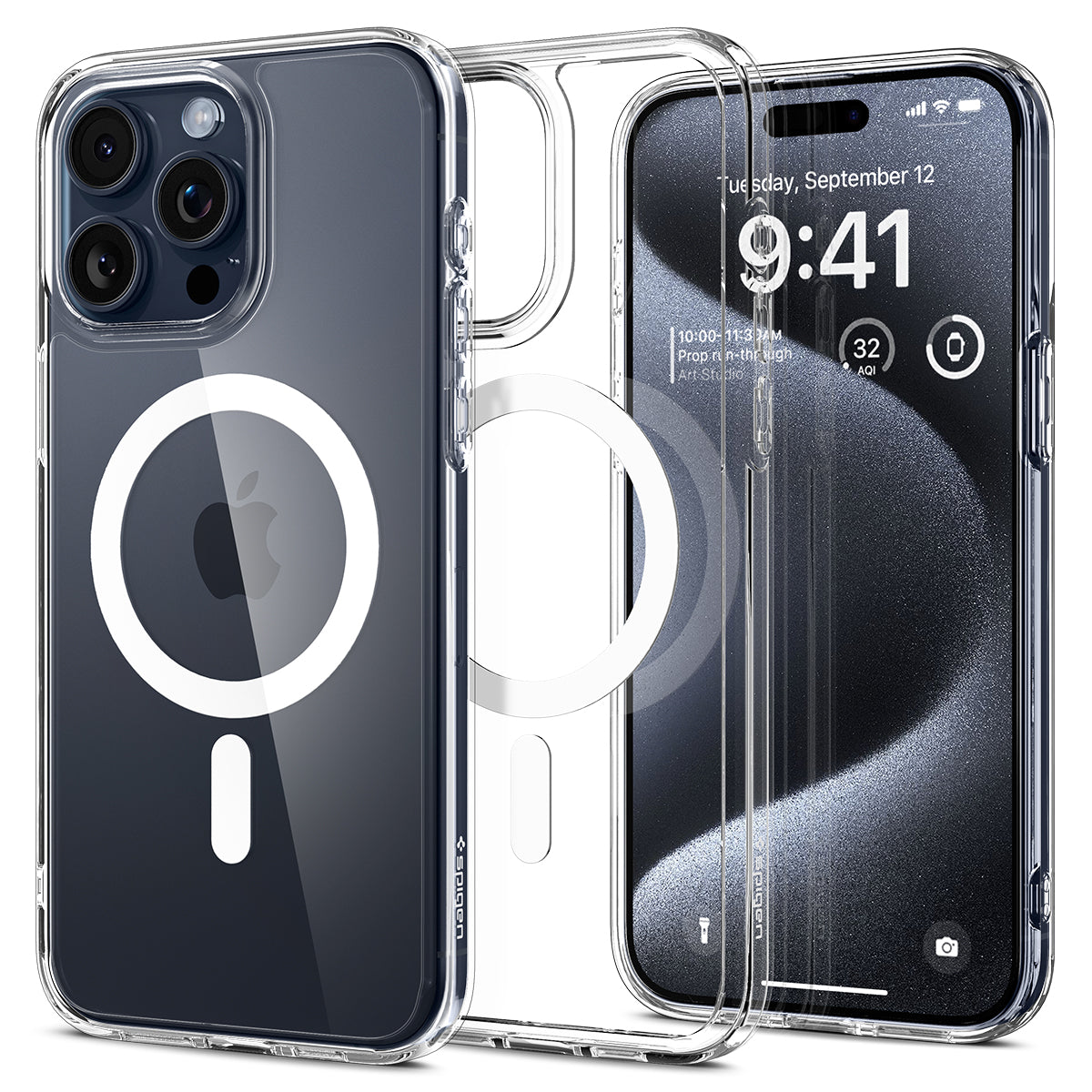 Case Ultra Hybrid MagSafe iPhone 15 Pro White