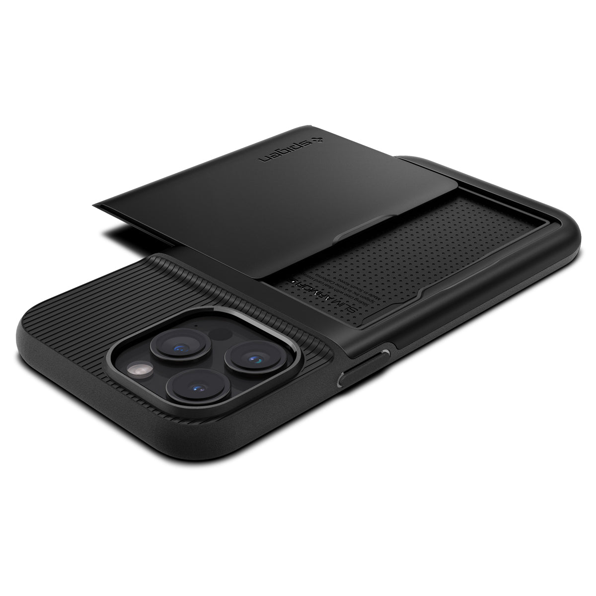 Case Slim Armor CS iPhone 15 Pro Zwart