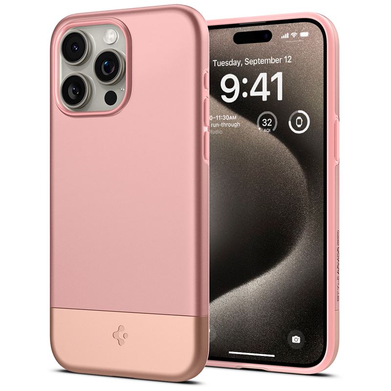 Hoesje Style Armor MagSafe iPhone 15 Pro Rose Gold