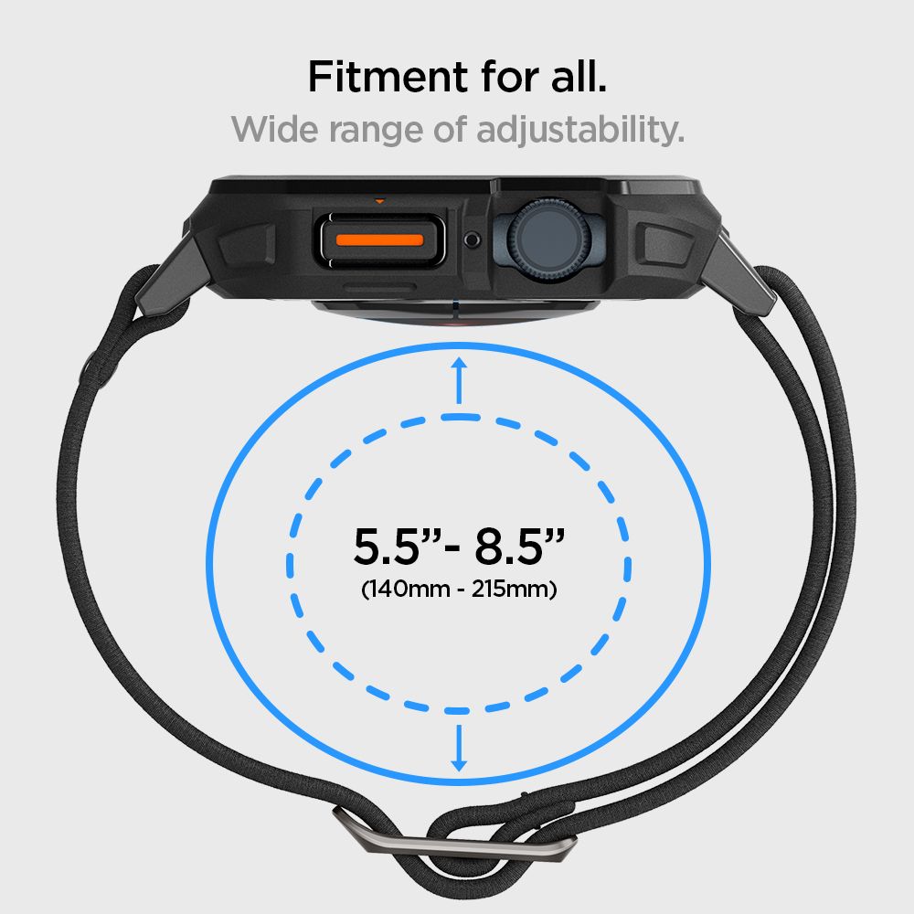 Lite Fit Pro Apple Watch 45mm Series 7 Black