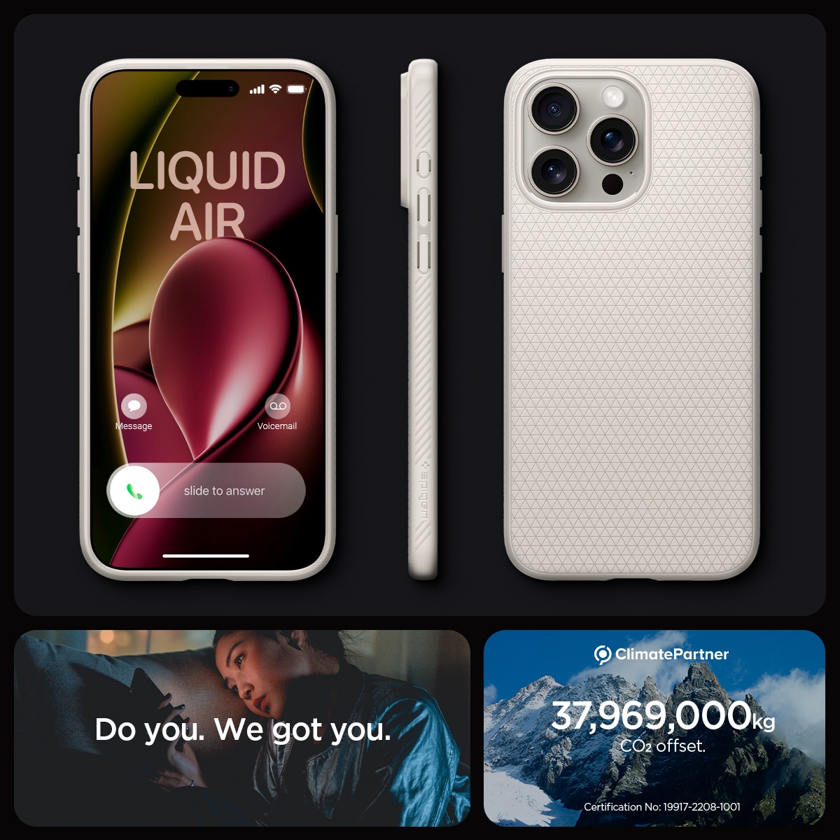 Case Liquid AiriPhone 15 Pro Natural Titanium