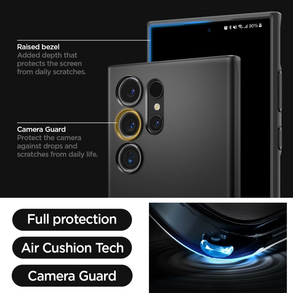 Case Thin Fit Samsung Galaxy S24 Ultra Black