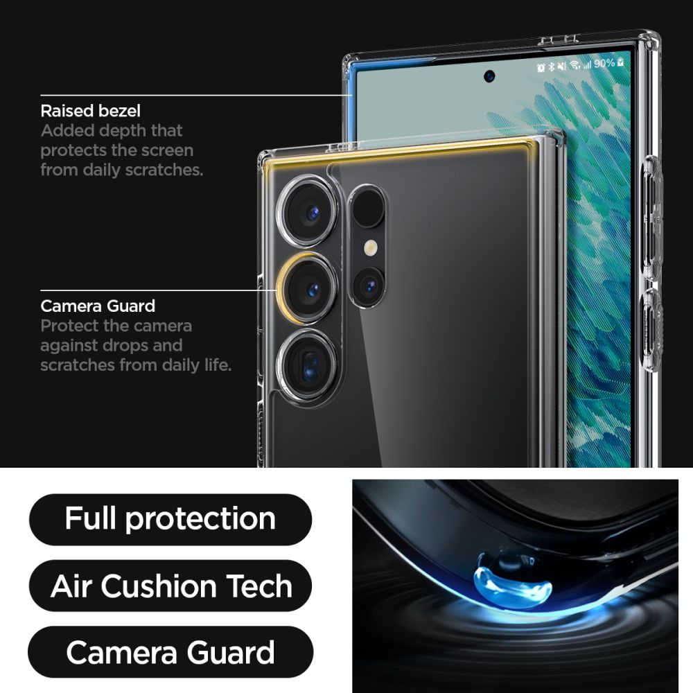 Case Ultra Hybrid Samsung Galaxy S24 Ultra Crystal Clear