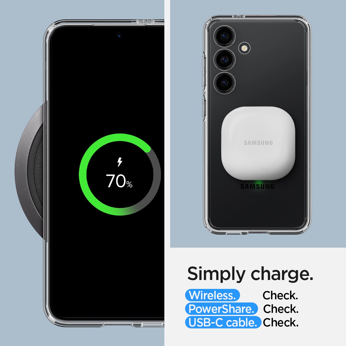 Case Ultra Hybrid Samsung Galaxy S24 Plus Crystal Clear