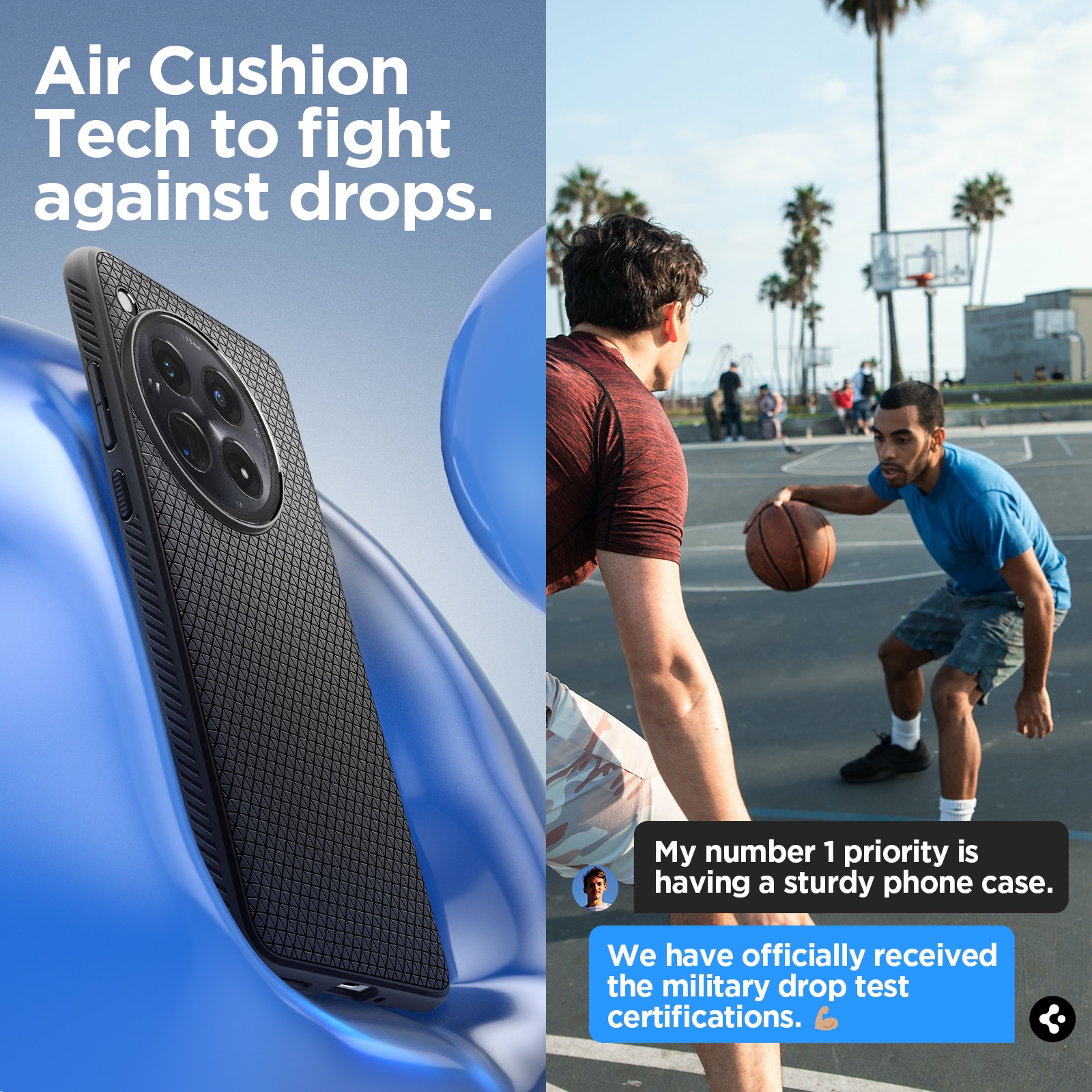 Case Liquid Air OnePlus 12 zwart