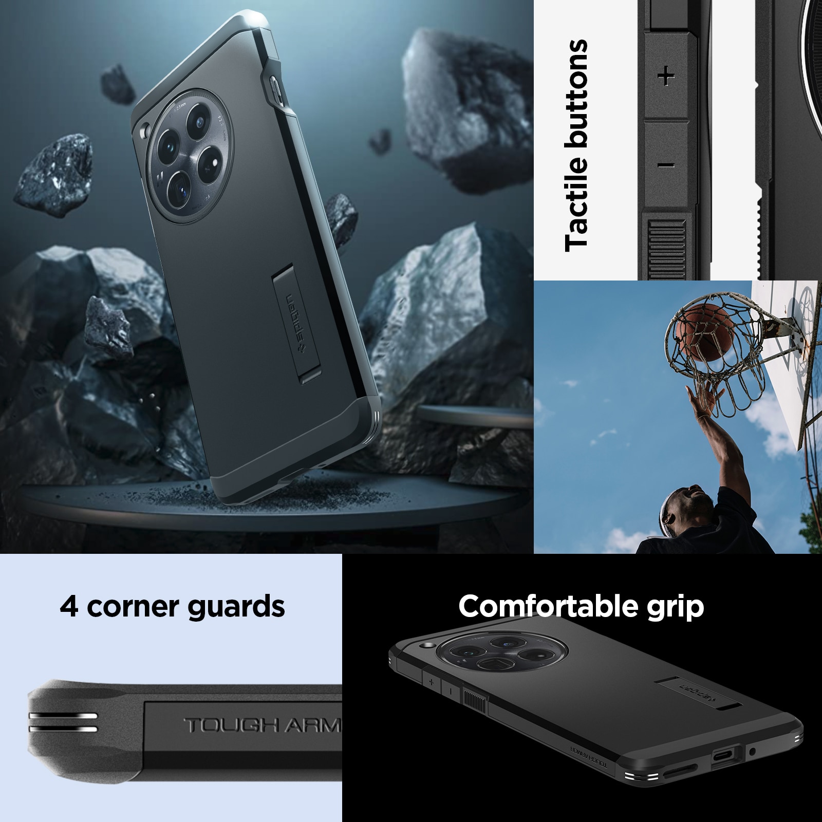 Case Tough Armor OnePlus 12 Black