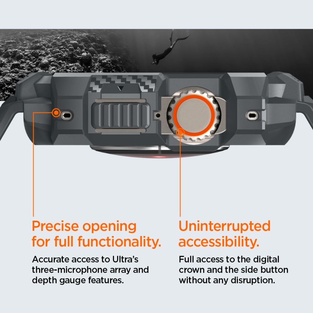 Case Rugged Armor Pro Apple Watch Ultra 49mm Dark Grey