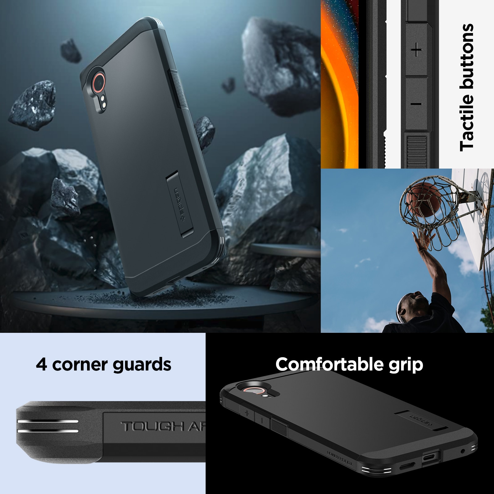 Case Tough Armor Samsung Galaxy Xcover 7 Black