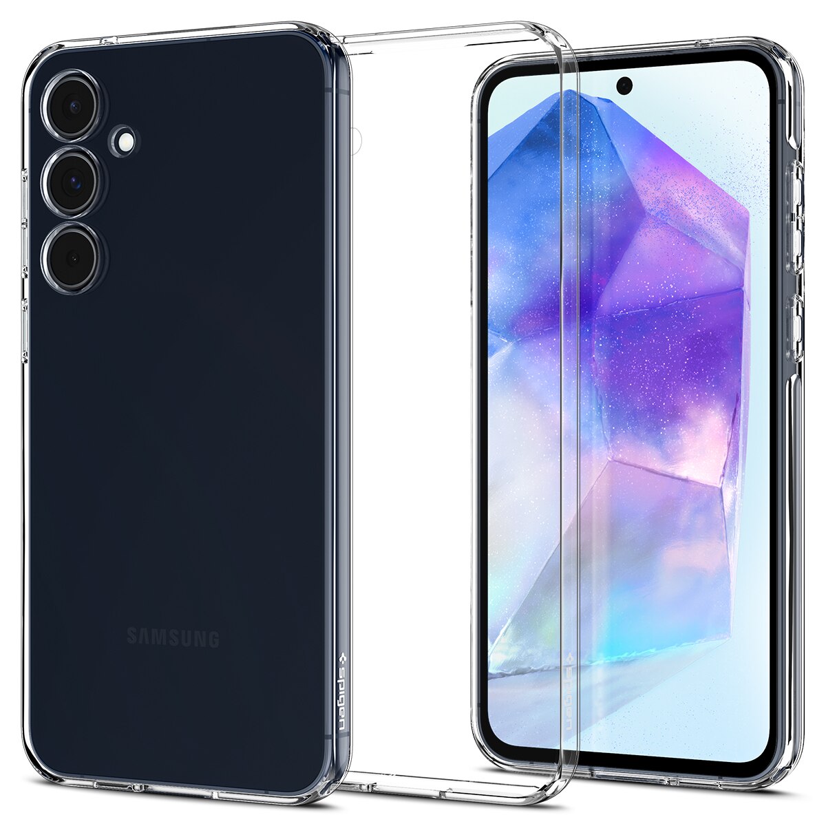 Case Liquid Crystal Samsung Galaxy A55 Crystal Clear