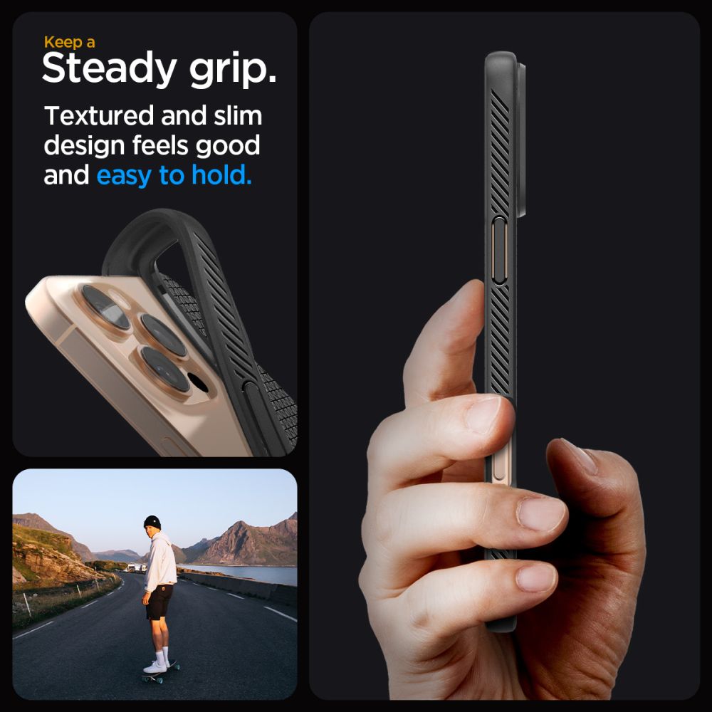 Case Liquid Air iPhone 16 Pro Matte Black
