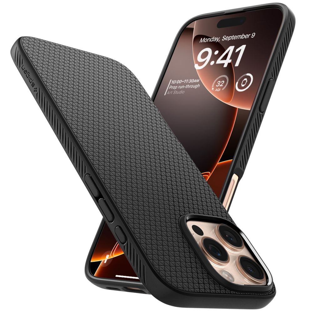 Case Liquid Air iPhone 16 Pro Matte Black