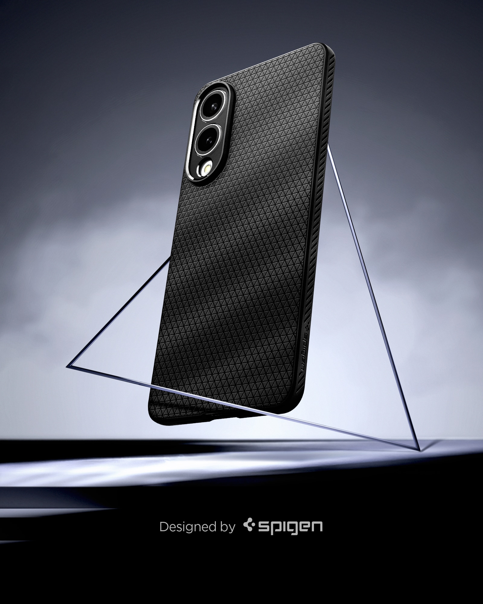 Case Liquid Air Samsung Galaxy S25 Edge Matte Black