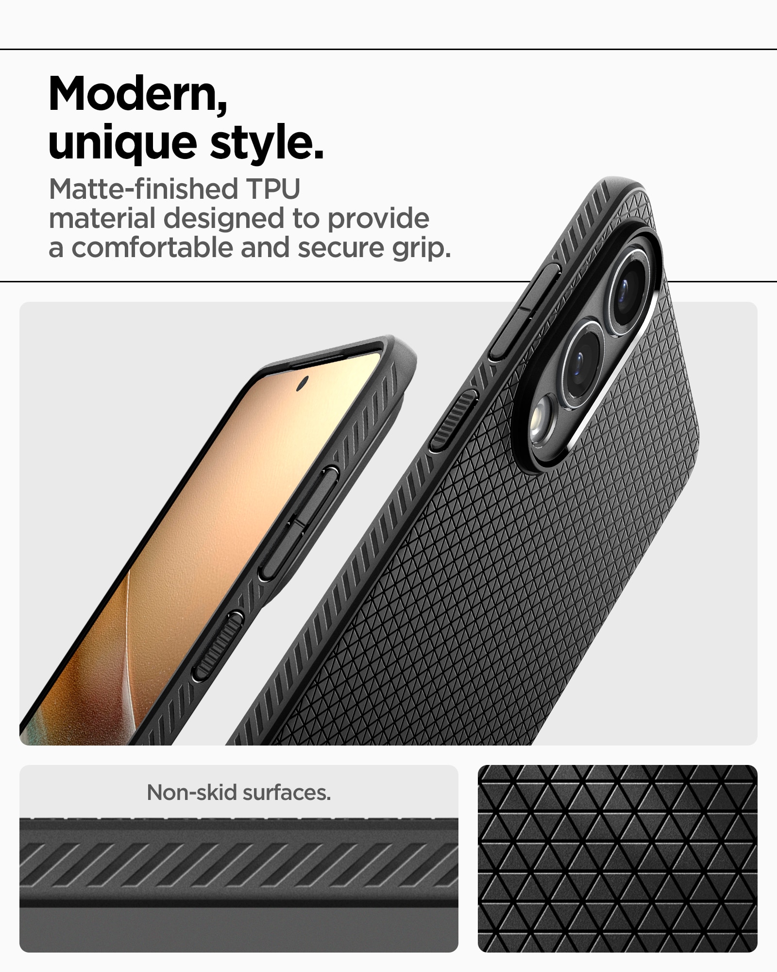 Case Liquid Air Samsung Galaxy S25 Edge Matte Black