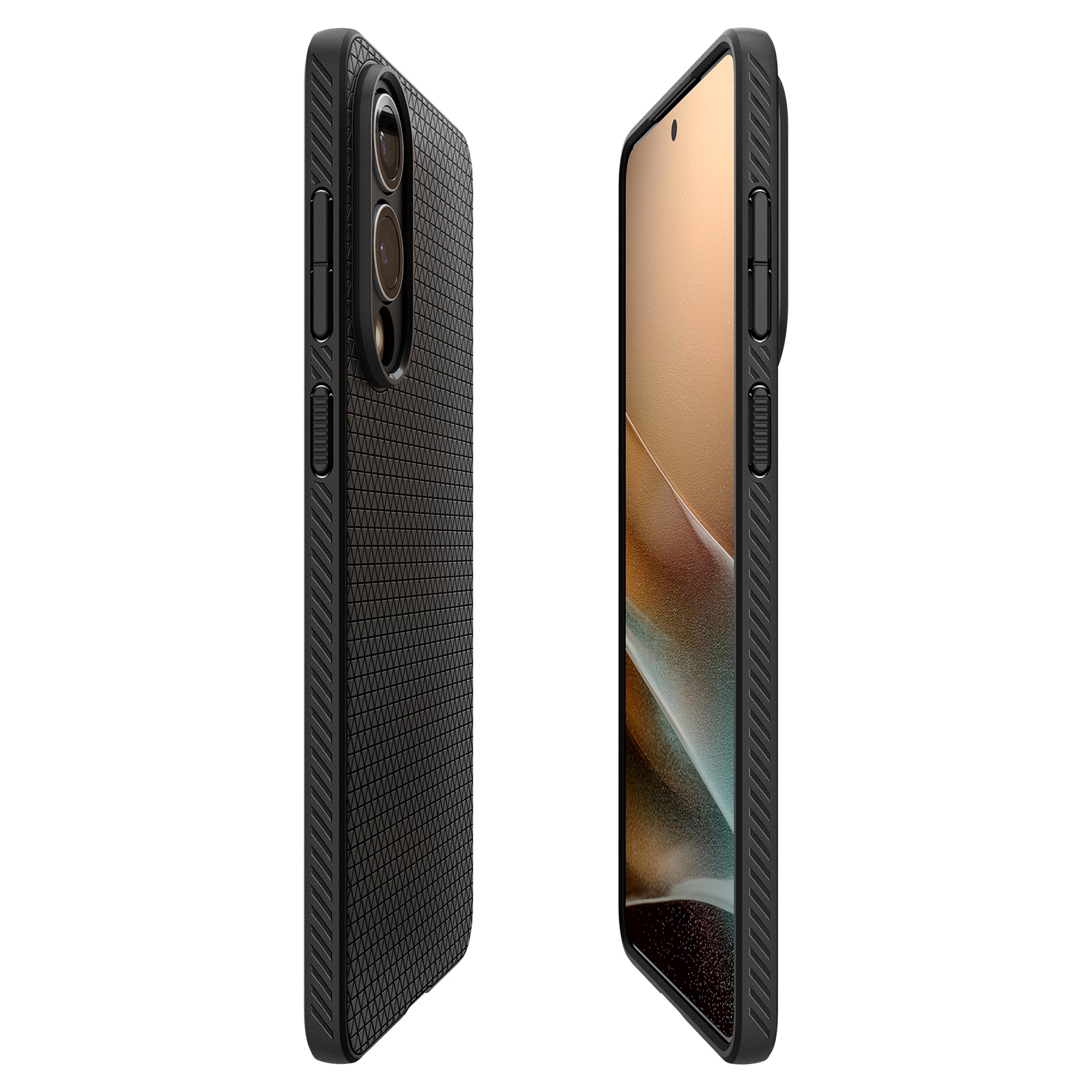 Case Liquid Air Samsung Galaxy S25 Edge Matte Black