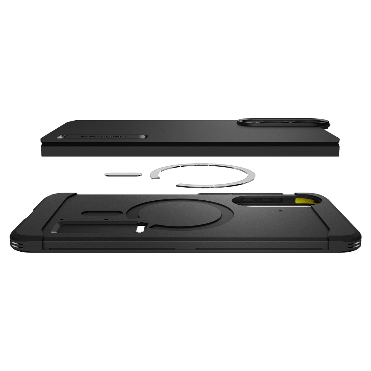 Case Tough Armor MagSafe Samsung Galaxy S25 Edge Zwart