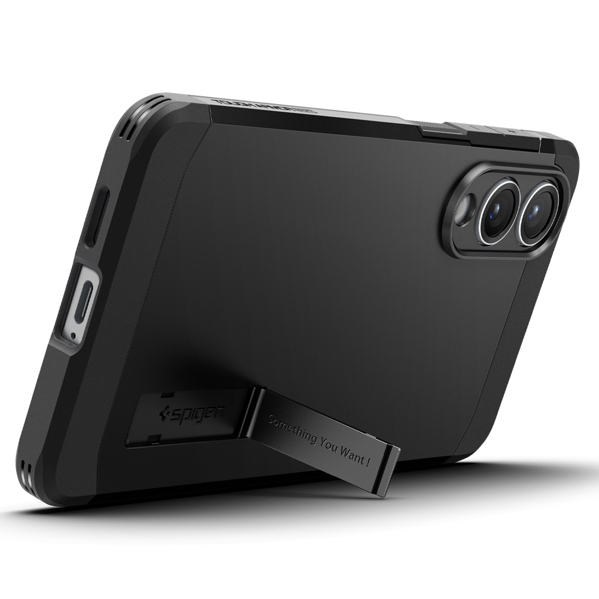 Case Tough Armor MagSafe Samsung Galaxy S25 Edge Zwart