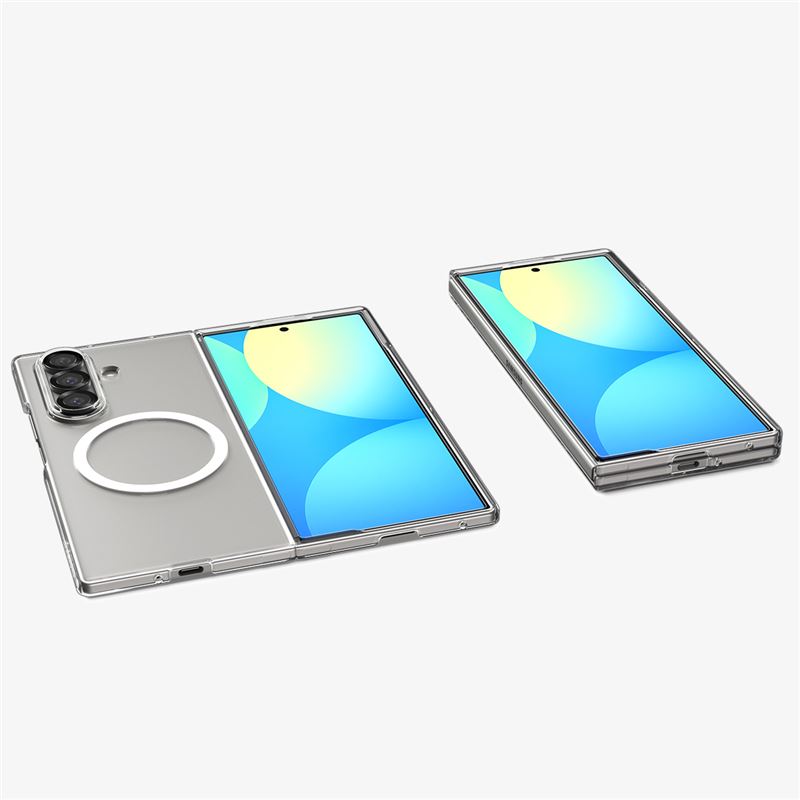 Case AirSkin MagSafe Samsung Galaxy Z Fold 7 Clear White